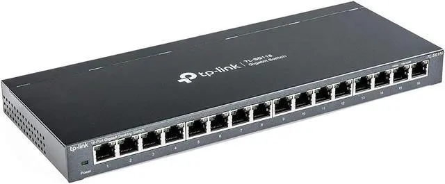 Alt view image 5 of 6 - TP-Link TL-SG116 16-Port Gigabit Desktop Ethernet Network Switch