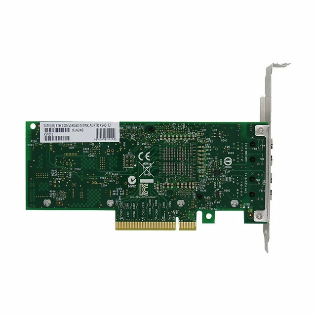 Alt view image 6 of 6 - Intel OEM PCI-Express X540-T2 10G Dual RJ45 Ports Ethernet Network Adapter US