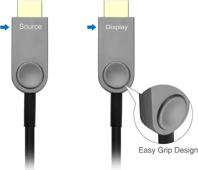 Alt view image 3 of 11 - SIIG 4K HDMI 2.0 Fiber Optical Cable - 15m