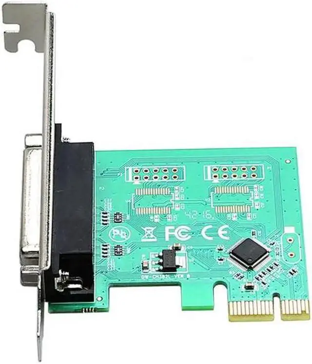 Alt view image 2 of 3 - Printer DB25 Parallel Port LPT to PCI-E PCI Express Riser Card Adapter Converter WCH chip adaptator