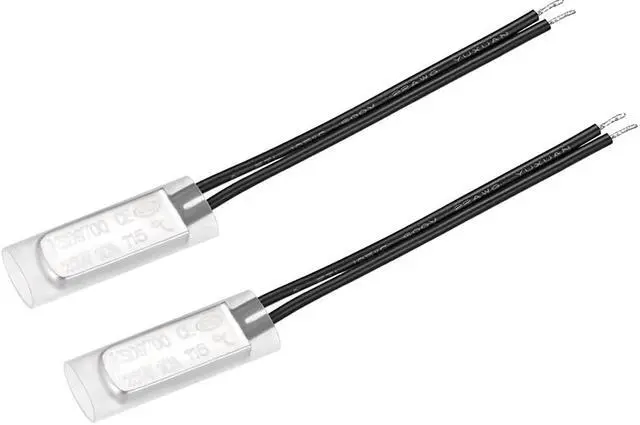 Main image of KSD9700 Thermostat, 115 Normally Close Temperature Switch Thermal Switch, N.C 10A Metal Bimetal Temperature Controller 2pcs