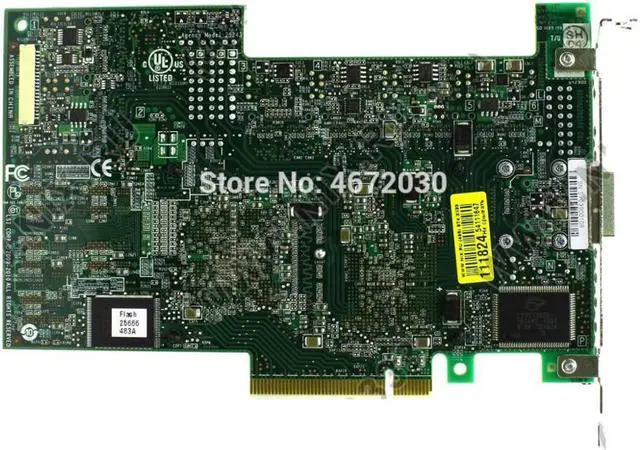 Alt view image 2 of 5 - Broadcom Avago LSI MegaRAID 9280-24i4e LSI00211  28 port 512MB cache SFF8087 6Gb RAID0.1.5.6 PCI-E 2.0 X8 Controller Card