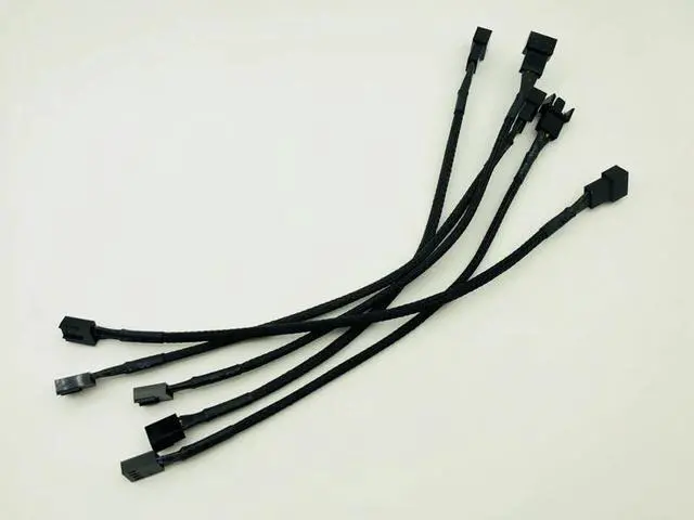 Alt view image 2 of 6 - 5PCS 4Pin PWM Fan Connector Computer Case Motherboard Extension Power Cable for CPU Computer Case Fan Power Extension Cable