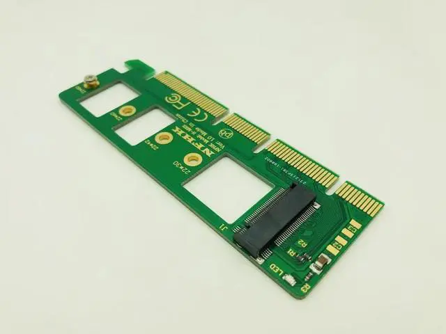 Alt view image 5 of 6 - 5PCS M.2 NGFF NVME AHCI SSD to PCI E PCI Express 3.0 x4 x16 Riser Card Adapter M key Connector for XP941 SM951 PM951 A110 M2 SSD