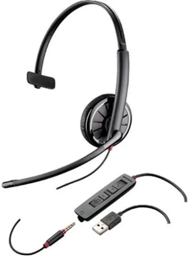 Alt view image 2 of 2 - PLANTRONICS 204440-122 USB Connector Supra-aural BlackWire 315.1 Mono Headset - Vending Machine