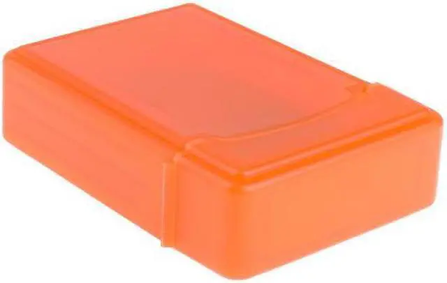 Alt view image 2 of 2 - NEON Hard Protective Storage Case for 2.5" Hard drives and SSDs. Fits 2 Hard drives Orange Model HDD-CASE-25-OR