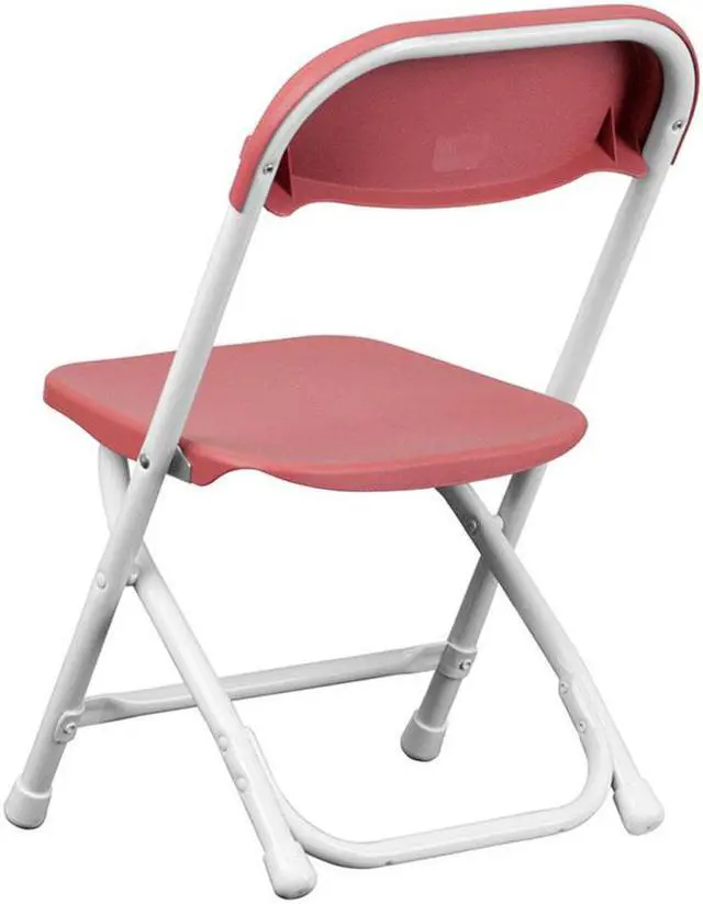 Alt view image 7 of 20 - Flash Furniture Plastic Kids Folding Chair Burgundy 2 Pieces (2YKIDBY)