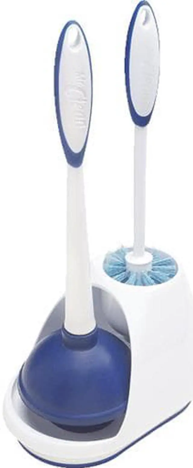 Alt view image 2 of 2 - Butler Home Products Llc 440436 Mr. Clean Turbo Plunger & Bowl Brush Caddie Set