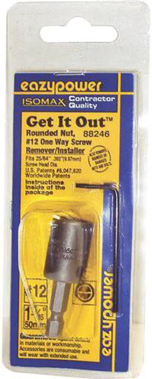 Main image of Eazypower Corp #12 Screw & Nut Remover 88246 Unit: CARD