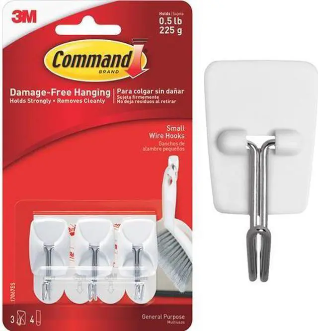 Alt view image 4 of 10 - COMMAND UTENSIL HOOK 17067ES-3PK