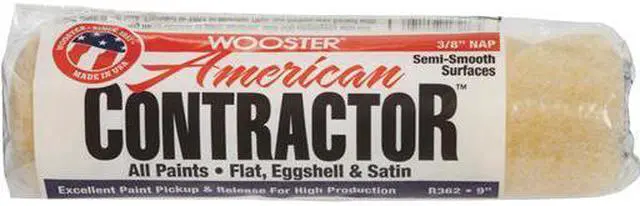 Main image of WOOSTER R562-9 9" Paint Roller Cover, 3/8" Nap, Knit Fabric