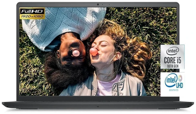 Main image of Dell Inspiron 3520 15.6" Full HD 1920 x 1080 Touchscreen Intel core i5-1135G7 4.2 GHz 8GB RAM 256GB SSD Intel UHD Graphics HDMI USB-A 3.2 Windows 11 Home Carbon Black