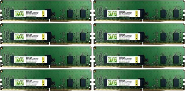64GB Kit (8 x 8GB) DDR4-2400 PC4-19200 ECC Registered Memory for