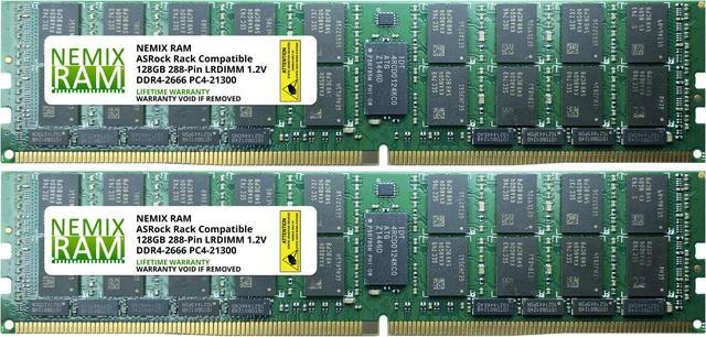 64GB Kit (2 x 32GB) DDR4-2400 PC4-19200 ECC Registered Memory for ASRock  Rack ROMED8-2T AMD EPYC Board by NEMIX RAM 送料無料