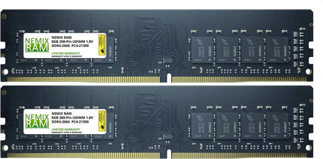 Integral RAM 16GB kit (2X 8GB) DDR4 2666Mhz Desktop PC Memory