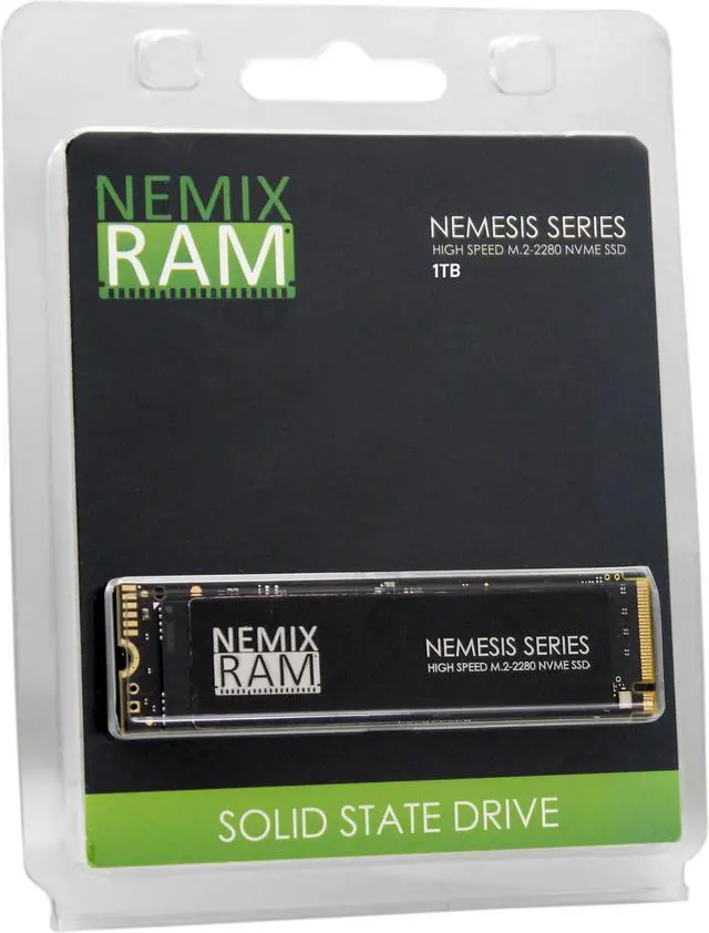 NEMIX RAM NEMESIS Series 1TB M.2 2280 Gen4 PCIe NVMe SSD Write