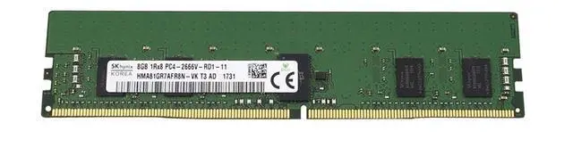Alt view image 3 of 7 - 8GB DDR4 2666MHz PC4-21300 CL19 ECC Registered 288pin Hynix Memory HMA81GR7AFR8N-VK