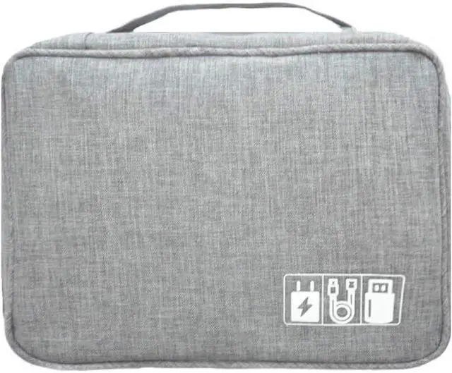 Alt view image 2 of 7 - CaGerritying Bag Case Storage Organizer for Projectors and Accessories (Grey, Single), Gray