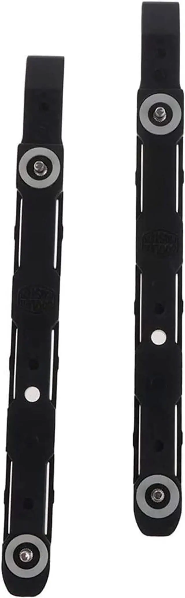 Alt view image 4 of 6 - 8 Pack Chassis Hard Drive Mounting Plastic Rails Chassis Hard Drive Rails Black