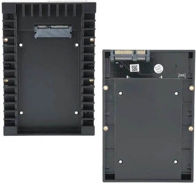 Alt view image 7 of 7 - Esenlong 2.5 SSD SATA to 3.5 Hard Drive Adapter Internal Drive Bay Converter Mounting Bracket Caddy Tray for 7/9.5/12.5mm 2.5 inch HDD/SSD with SATA III Interface