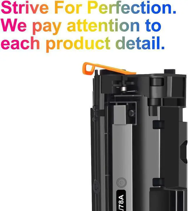 Alt view image 3 of 7 - Uniwork Compatible Toner Cartridge Replacement for HP 78A CE278A use for LaserJet Pro P1606dn M1536dnf P1566 P1560 P1606 M1536 Printer Tray, 4 Black