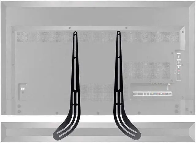Alt view image 10 of 13 - Monoprice Universal Floating Soundbar Mount Bracket for Freestanding or Wall Mounted 23in to 55in TVs, VESA Patterns fro