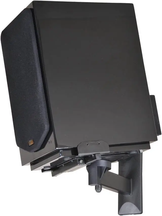 Alt view image 5 of 5 - VideoSecu One Pair of Side Clamping Bookshelf Speaker Mounting Bracket with Swivel and Tilt for Large Surrounding Sound Speakers MS56B 3LH