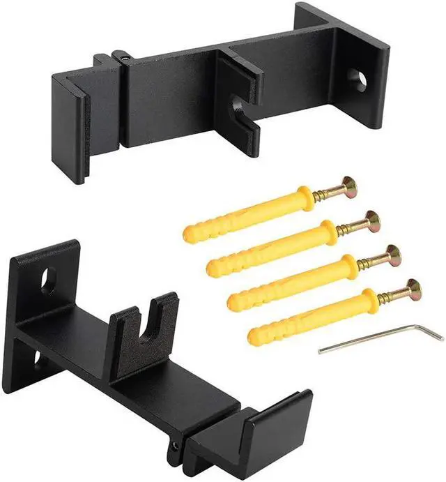 Alt view image 5 of 7 - Adjustable Soundbar Wall Mount, Universal Sound Bar Bracket for Mounting Under TV, Compatible with SONOS Samsung LG VIZIO Bose ROKU Soundbar, Black