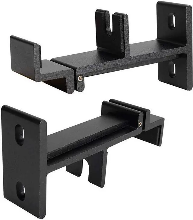 Alt view image 6 of 7 - Adjustable Soundbar Wall Mount, Universal Sound Bar Bracket for Mounting Under TV, Compatible with SONOS Samsung LG VIZIO Bose ROKU Soundbar, Black