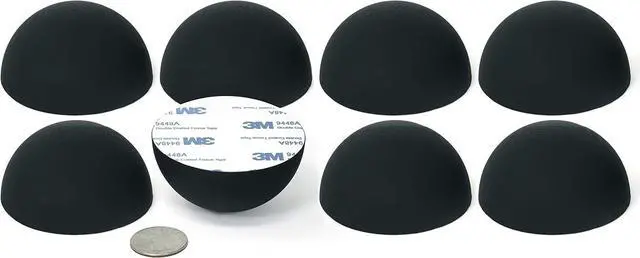Main image of Speaker Isolation Feet (8-Pack, 2.5") Adhesive Silicone Anti-Vibration Pads for Speakers, Turntables, Subwoofers & Amplifiers, Supports 50-100 lbs Per Pad
