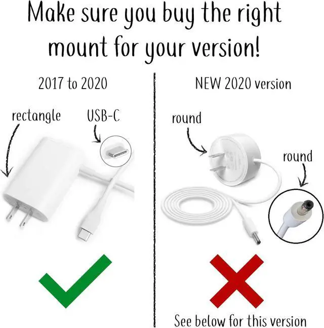 Alt view image 2 of 7 - Dot Genie Google WiFi [Old Rectangular Plug  NOT Current Round Plug] Outlet Holder Mount Stand: No Messy Screws! (3-Pack)