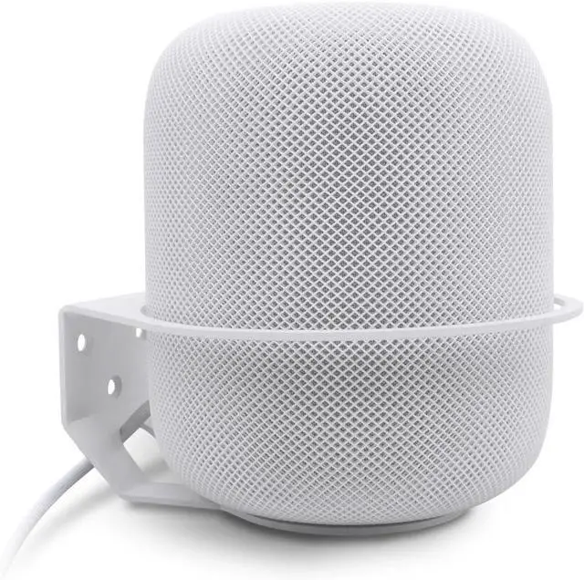 Main image of ALLICAVER Wall Mount Compatible Apple HomePod, Speaker Mount for Homepod 2, Sturdy Metal Made Mount Stand Holder Compatible Apple HomePod, White