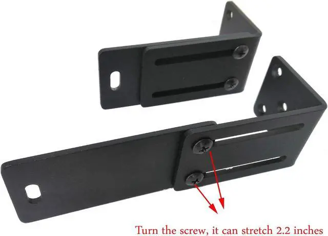 Alt view image 3 of 5 - Adjustable Wall Bracket Speaker Mount for WB-300 Sound Touch 300 Soundbar Soundbar 500 Soundbar 700 Speaker (Black)