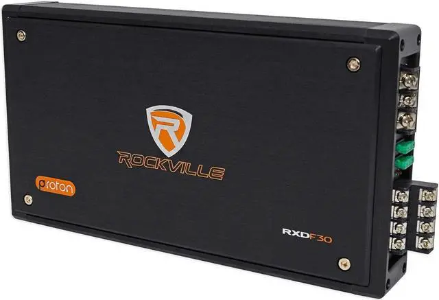 Main image of RXD-F30 Micro Car/ATV Amplifier 2400w Peak 4 Channel 4x150W RMS