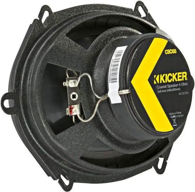 Alt view image 5 of 7 - CS Series CSC68 6 x 8 Inch Car Audio System Speaker, Black (2 Pack)