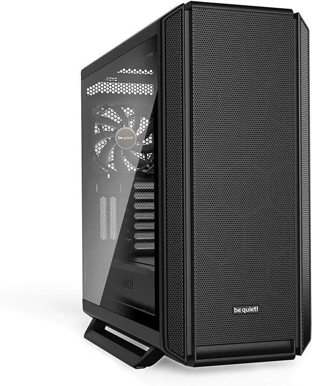 Alt view image 7 of 7 - be quiet! Silent Base 802 Window | ATX Midi Tower PC Case| 3 Pre-Installed Pure Wings 2 Fans | Sound Insulated | Tempered Glass Window | Black | BGW39