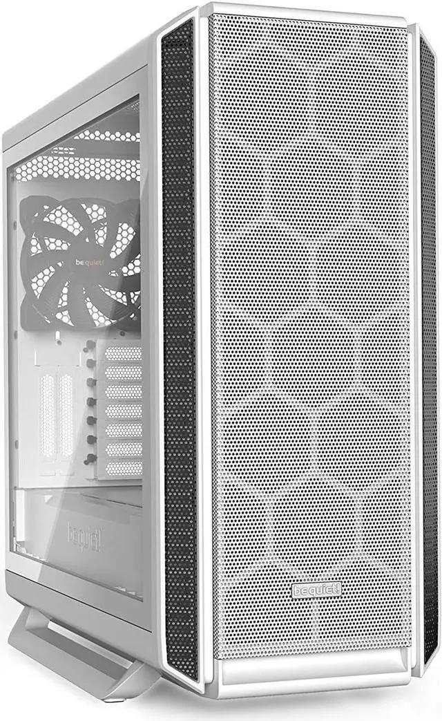 Main image of be quiet! Silent Base 802 Window | ATX Midi Tower PC Case| 3 Pre-Installed Pure Wings 2 Fans | Sound Insulated | Tempered Glass Window | White | BGW40