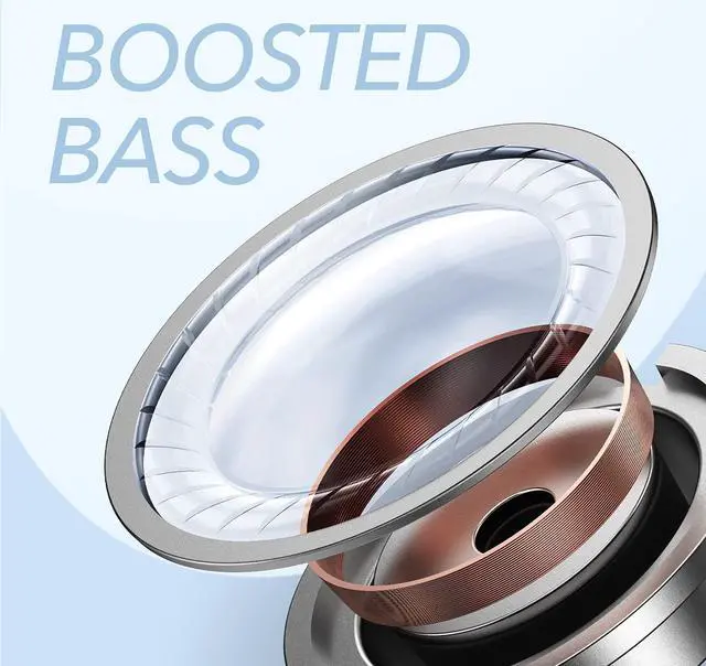 Alt view image 2 of 7 - by  Life P2 Mini True Wireless Earbuds Bluetooth 5.2 10mm Drivers for Big Bass Custom EQ 32H Playtime Fast Charging Comfortable Tiny Size for Daily Use Commute Work