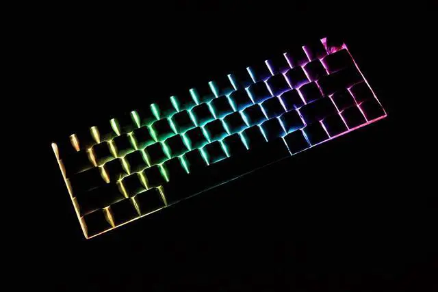 Alt view image 7 of 7 - KPREPUBLIC bm60ec bm60 EC RGB 60% gh60 hot swappable Custom Mechanical Keyboard PCB Programmed qmk VIA RGB Switch Type c Rotary Knob (BM60 EC PCB Only x1)
