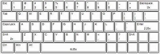 Alt view image 7 of 7 - Skyloong 64 GK64 GK64x RGB Hot Swap Programmable Wired Case PCB Plate Cherry MX Keyboard DIY kit Replacable Space