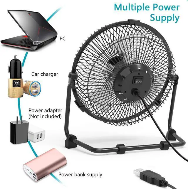 Alt view image 3 of 7 - Solar Ventilator 5.2W USB Solar Panel Powered Portable Fan for Cooling Ventilation Outdoor Home Travelling Chicken House Car Ventilation System 8 Inch