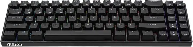 Main image of MEKO Push 65% RGB LED Hotswap Bluetooth Double Shot ABS Mechanical Keyboard (Yellow)