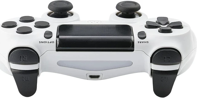Alt view image 4 of 7 - Lyyes PS4 Wireless Controller with Vibration 6-axis Controller for Playstation 4(White)