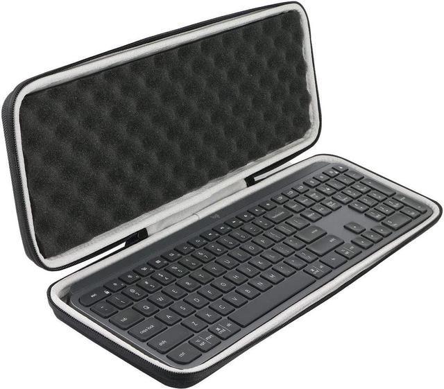 Khanka Hard Travel Case Replacement for Logitech MX Keys Advanced Wireless  Illuminated Keyboard Graphite,Case Only Keyboards