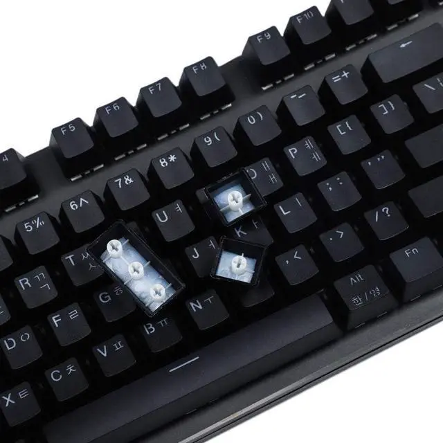 Alt view image 5 of 6 - YMDK 108 Korean Double Shot PBT Shine Through OEM Profile Keycap Set Suitable for Cherry MX Switches Mechanical KeyboardOnly keycap