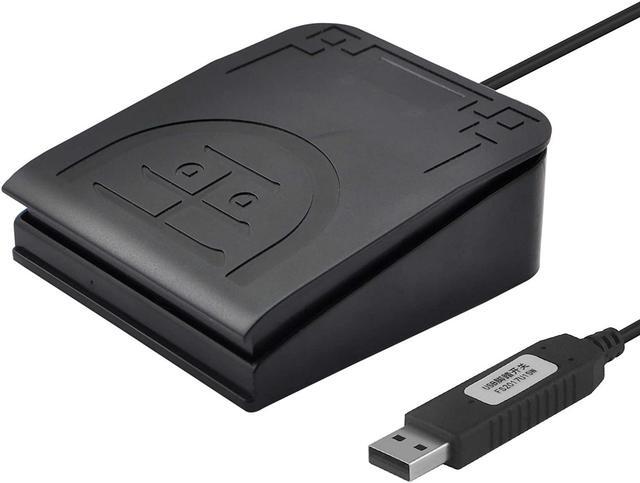 Alt view image 3 of 7 - USB Foot Pedal Mechanical Switch Control One Key Program Computer Keyboard Mouse String Game Macro MIDI Cotroller Action HID (Single Pedal)