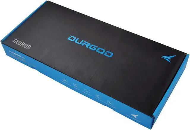 Alt view image 6 of 6 - DURGOD Taurus K320 TKL Mechanical Gaming Keyboard - 87 Keys - Double Shot PBT - NKRO - USB Type C (Cherry Silent Red, Space Grey)