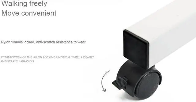 Alt view image 6 of 7 - sogesfurniture Mobile Side Table 31.4 Inches Portable Laptop Computer Stand Desk for Bed Sofa, Oak BHCA-05#1-80MP