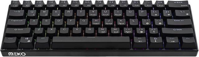 MEKO Meko Blink 60% RGB LED Hotswap Bluetooth Double Shot ABS Mechanical  Keyboard (Cherry MX Brown) - Newegg.com