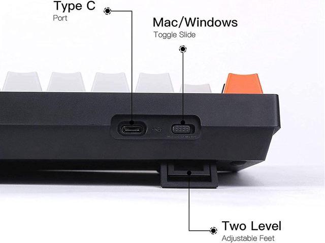 Keychron C1 Mac Layout Wired Mechanical Keyboard, Gateron G Pro